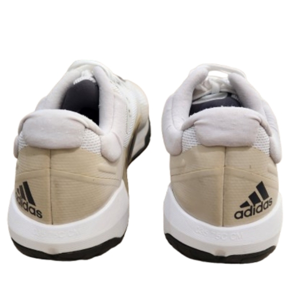 adidas Dropset Trainer Weightlifting Sneakers,White/Tan, Mens 8 - Picture 3 of 9